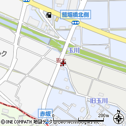 神奈川県厚木市愛甲1周辺の地図