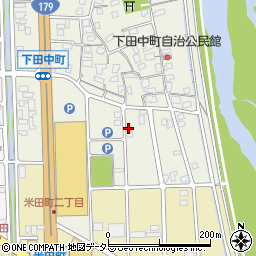 鳥取県倉吉市下田中町1008周辺の地図