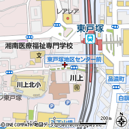 モレラ東戸塚駐車場周辺の地図