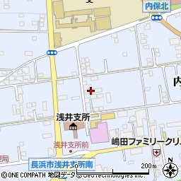 滋賀県長浜市内保町2524周辺の地図