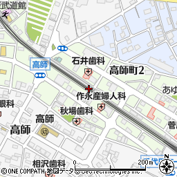 千葉県茂原市高師町周辺の地図