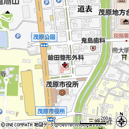 鎗田整形外科医院周辺の地図