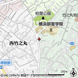 神奈川県横浜市中区竹之丸164周辺の地図