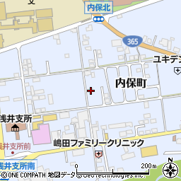 滋賀県長浜市内保町2809周辺の地図