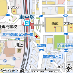 星乃珈琲店東戸塚店周辺の地図
