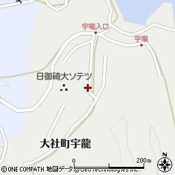島根県出雲市大社町宇龍118周辺の地図