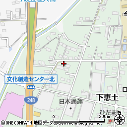 岐阜県可児市下恵土4082周辺の地図