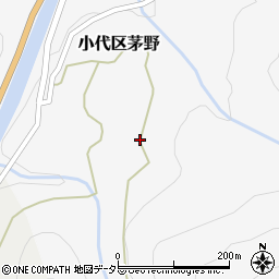 兵庫県美方郡香美町小代区茅野601周辺の地図