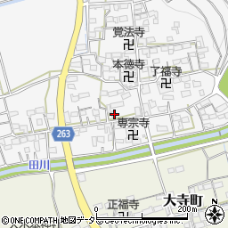 滋賀県長浜市中野町381周辺の地図