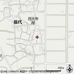 岐阜県揖斐郡池田町藤代202-1周辺の地図