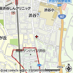 ローソン大和高座渋谷東店周辺の地図