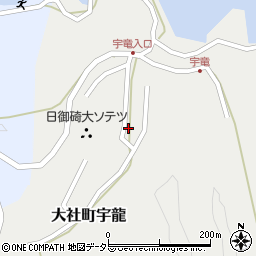 島根県出雲市大社町宇龍125周辺の地図