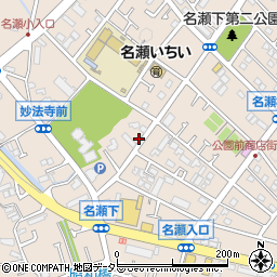 神奈川県横浜市戸塚区名瀬町周辺の地図