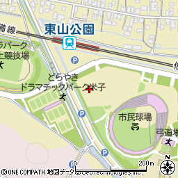 鳥取県米子市車尾周辺の地図
