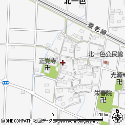 岐阜県安八郡神戸町北一色周辺の地図