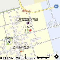 海老江区公民館周辺の地図