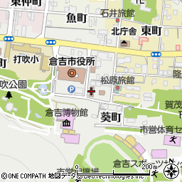倉吉市役所南庁舎周辺の地図