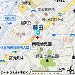 鍵交換の生活救急車　横浜市南区・受付センター周辺の地図
