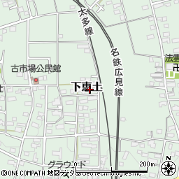 岐阜県可児市下恵土693-2周辺の地図