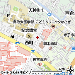 鳥取県米子市西町92-4周辺の地図