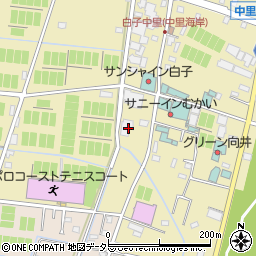 千葉県長生郡白子町中里4401-2周辺の地図