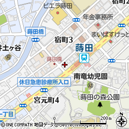 神奈川県横浜市南区宮元町3丁目51周辺の地図