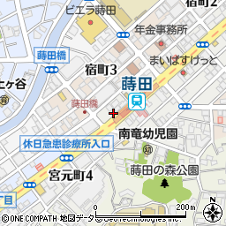神奈川県横浜市南区宮元町3丁目50周辺の地図