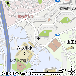 南永田団地１－６号棟周辺の地図
