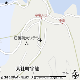 島根県出雲市大社町宇龍126周辺の地図