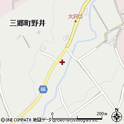 岐阜県恵那市三郷町野井1236周辺の地図