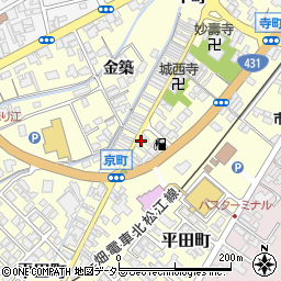 島根県出雲市平田町京町2107周辺の地図
