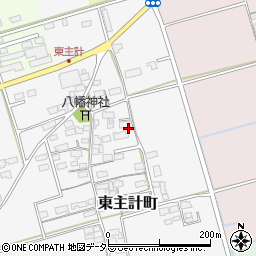 滋賀県長浜市東主計町周辺の地図