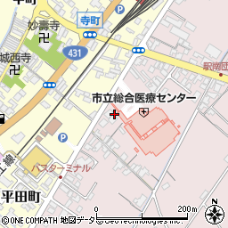 島根県出雲市灘分町（上古川）周辺の地図