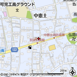 岐阜県可児市中恵土2182周辺の地図