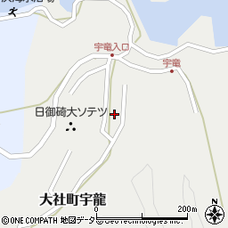 島根県出雲市大社町宇龍130周辺の地図
