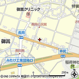 岐阜県可児郡御嵩町御嵩119周辺の地図