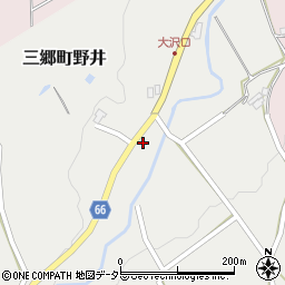 岐阜県恵那市三郷町野井1236周辺の地図