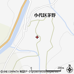 兵庫県美方郡香美町小代区茅野540周辺の地図