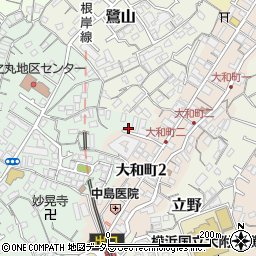 神奈川県横浜市中区竹之丸37周辺の地図