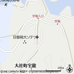 島根県出雲市大社町宇龍128周辺の地図