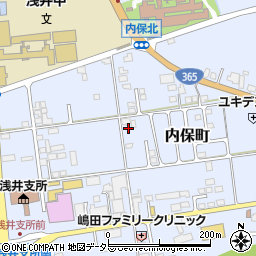 滋賀県長浜市内保町2808周辺の地図