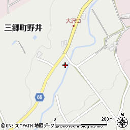岐阜県恵那市三郷町野井1235周辺の地図