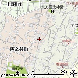 神奈川県横浜市中区西之谷町85周辺の地図