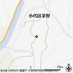 兵庫県美方郡香美町小代区茅野491周辺の地図