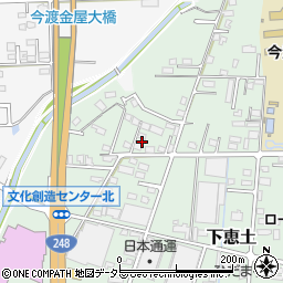 岐阜県可児市下恵土3433周辺の地図