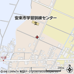 島根県安来市今津町525周辺の地図