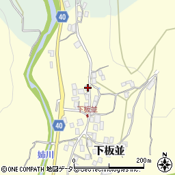 滋賀県米原市下板並537周辺の地図