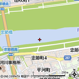 長良川周辺の地図