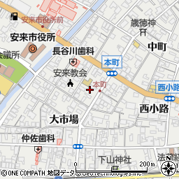 島根県安来市安来町1134周辺の地図