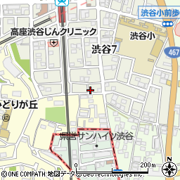 コンフォート渋谷３周辺の地図